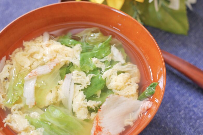 和風でスルッと食べられる レタススープの作り方 ひろさんきっちん 楽だけどちゃんとしてるレシピ